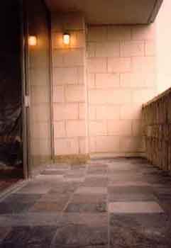 Faux Brick and Stone Patio